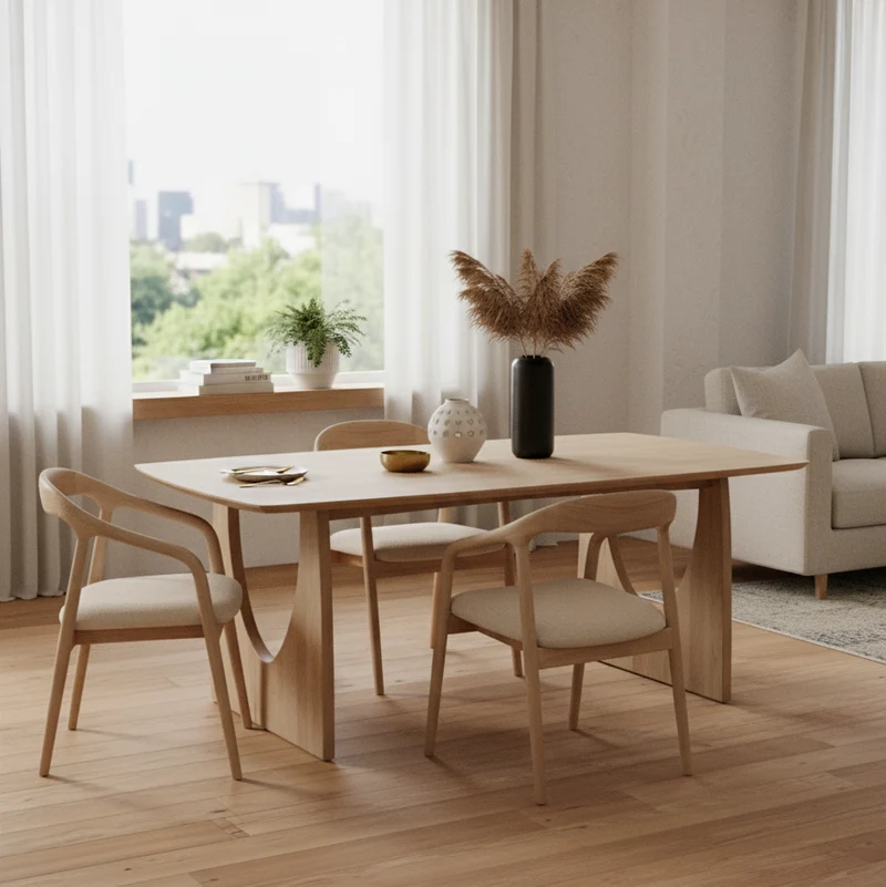 Table a manger 200x100 en bois massif manguier | Dali