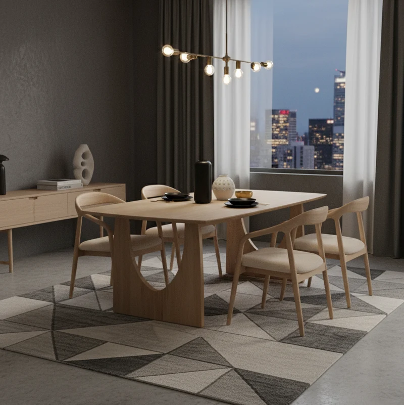 Table a manger 200x100 en bois massif manguier | Dali