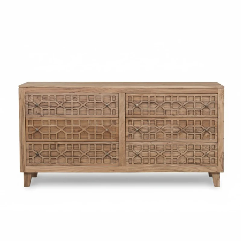 Commode 6 Tiroirs | Acacia Punjab-II