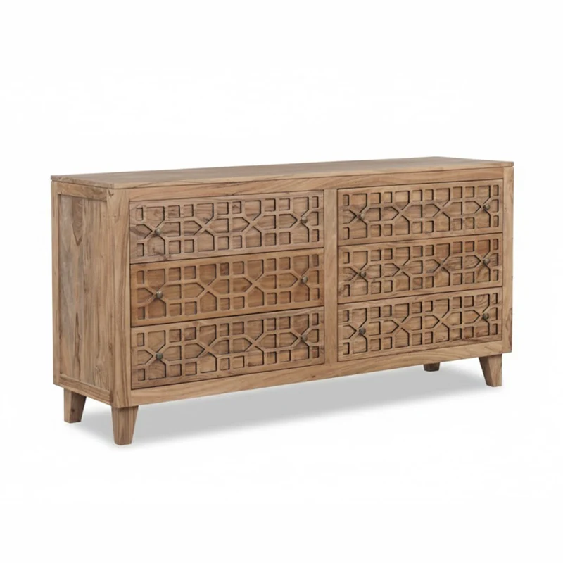 Commode 6 Tiroirs | Acacia Punjab-II