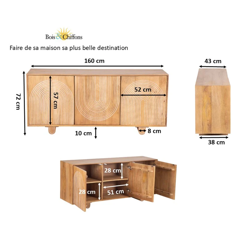 Buffet 3 portes | Eran