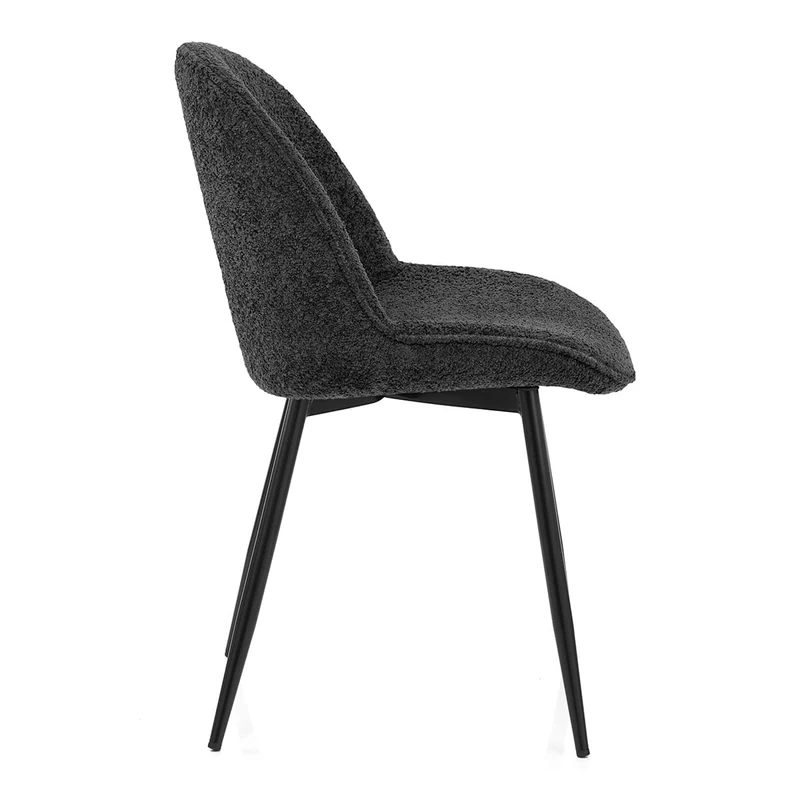 Chaise Tissu - Mia Noir