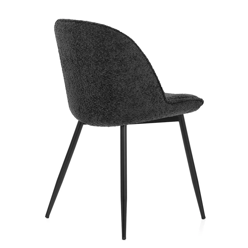 Chaise Tissu - Mia Noir