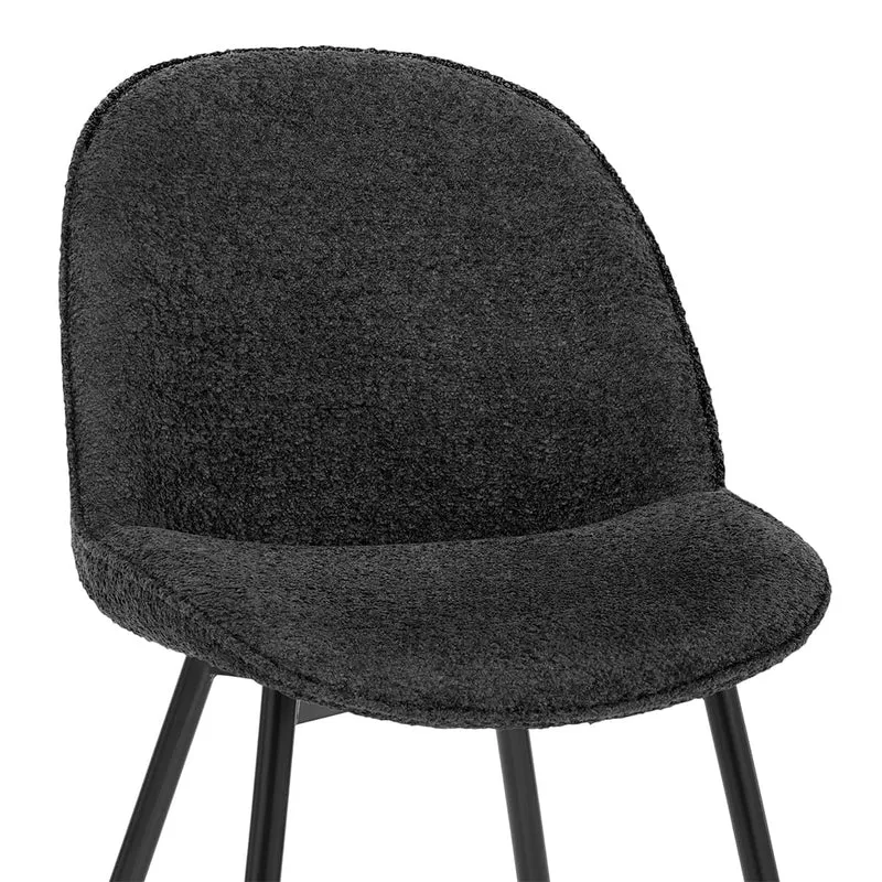 Chaise Tissu - Mia Noir
