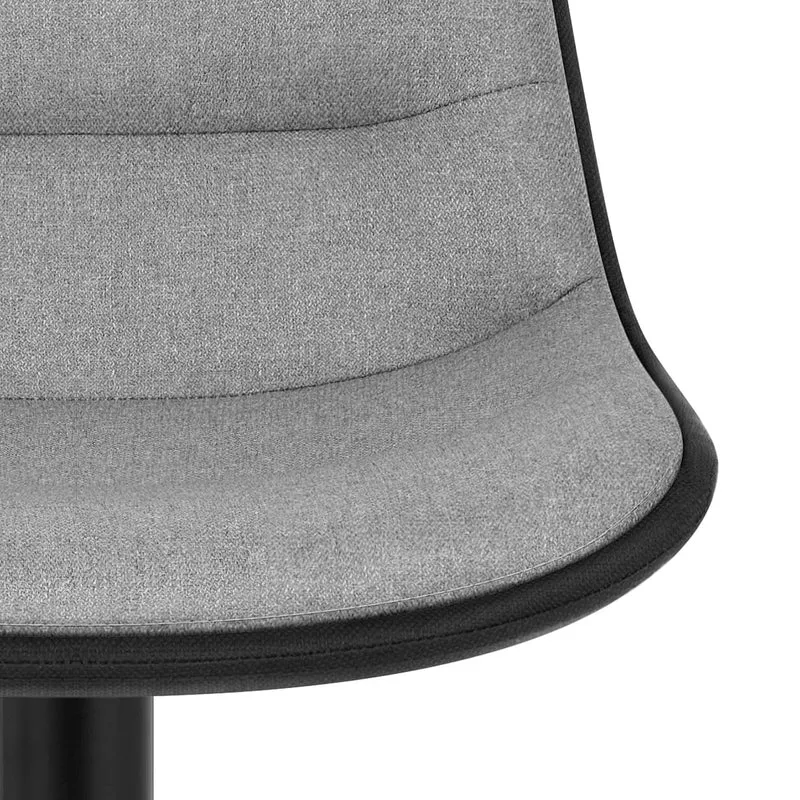 Tabouret de Bar Tissu - Lattice Gris Foncé