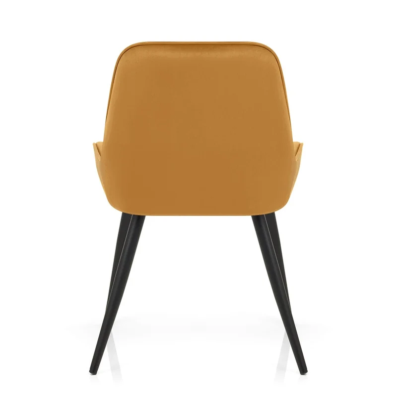 Chaise Velours - Mustang Jaune