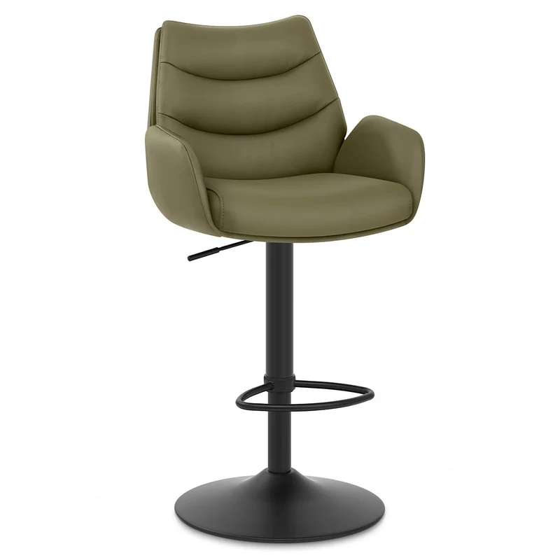 Tabouret Cuir Véritable - Madrid Vert