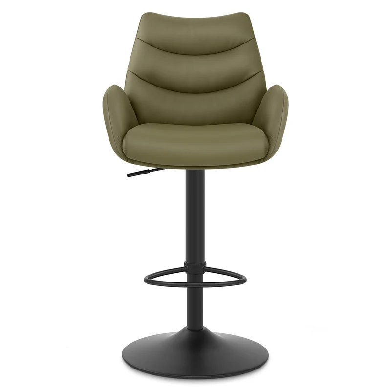 Tabouret Cuir Véritable - Madrid Vert