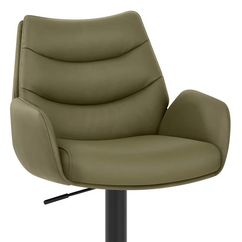 Tabouret Cuir Véritable - Madrid Vert