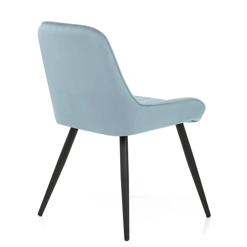 Chaise Velours - Mustang Bleu