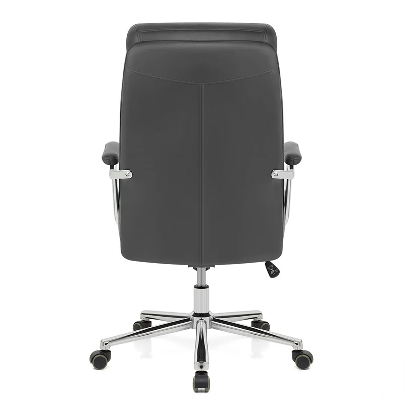 Chaise de Bureau Faux Cuir - Lyon Gris