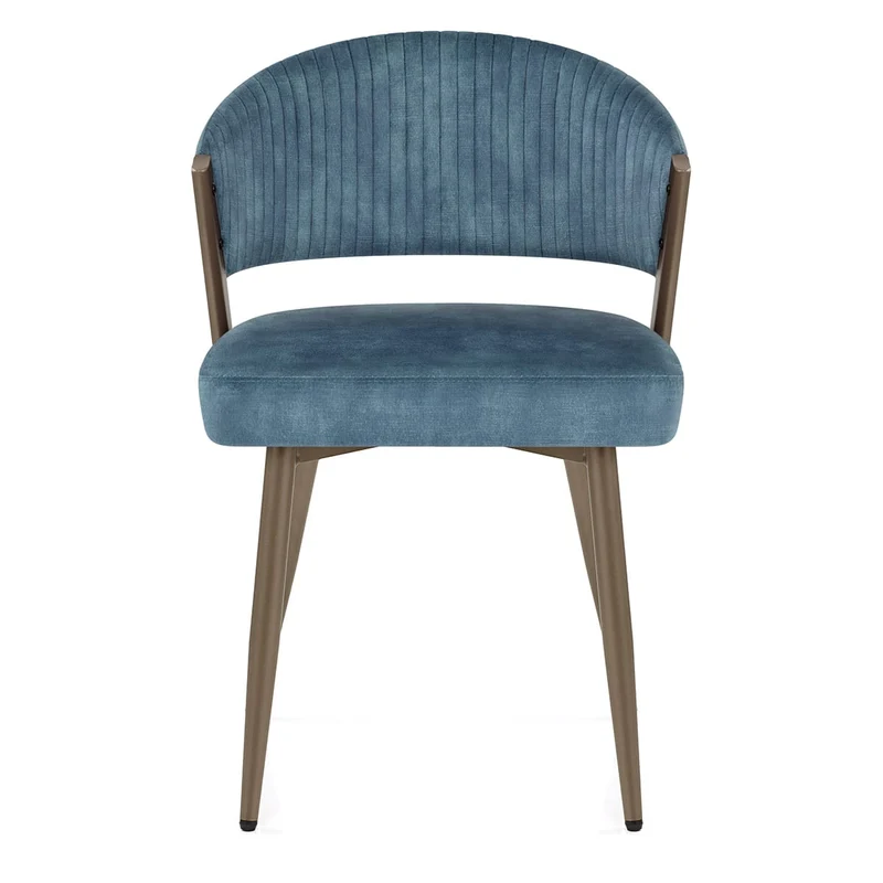 Chaise Velours - Lusso Bleu