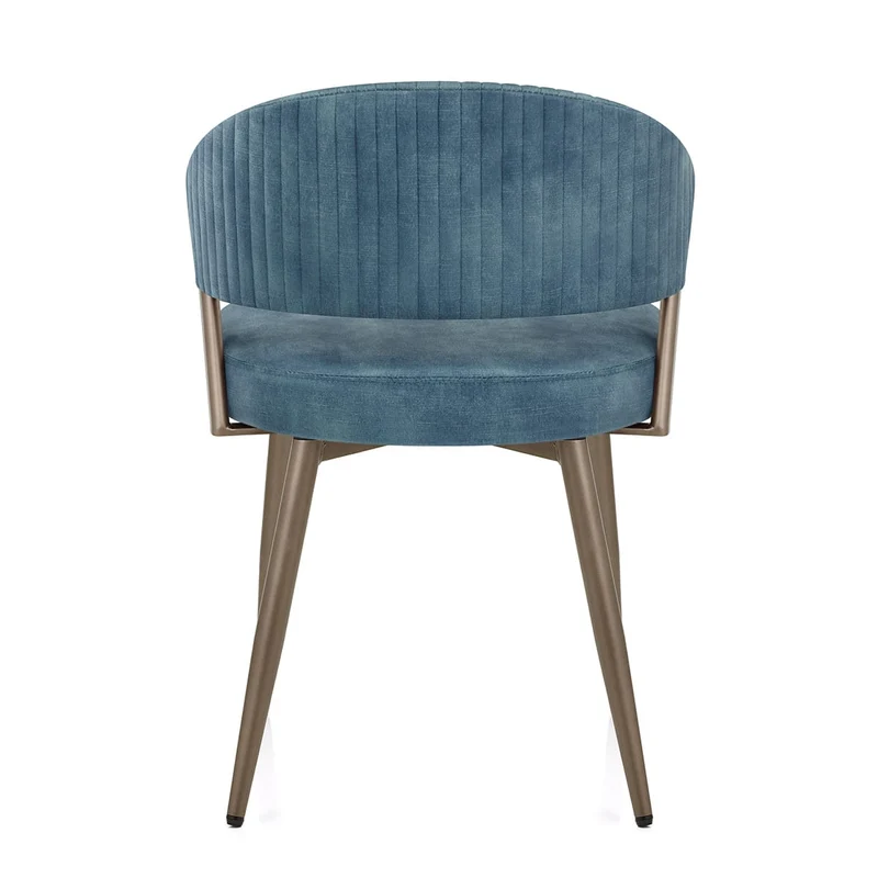 Chaise Velours - Lusso Bleu