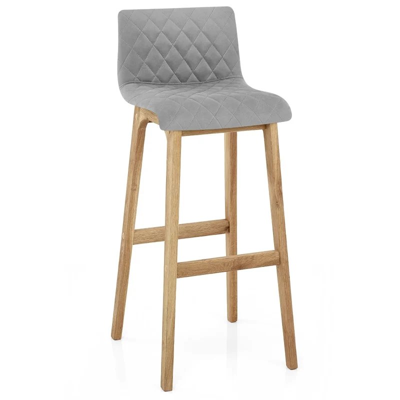 Tabouret de Bar Velours - Colt Gris