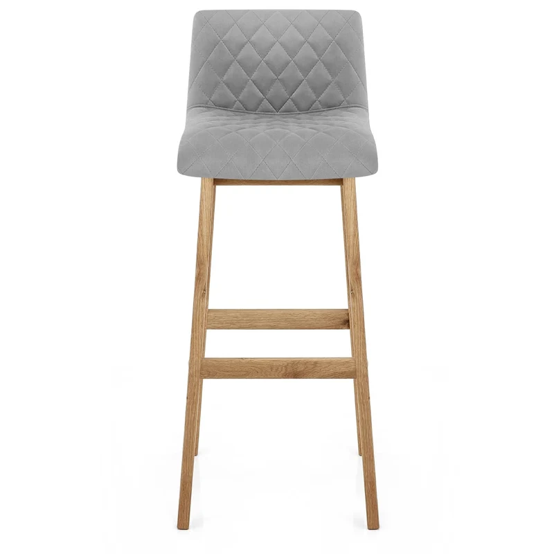 Tabouret de Bar Velours - Colt Gris
