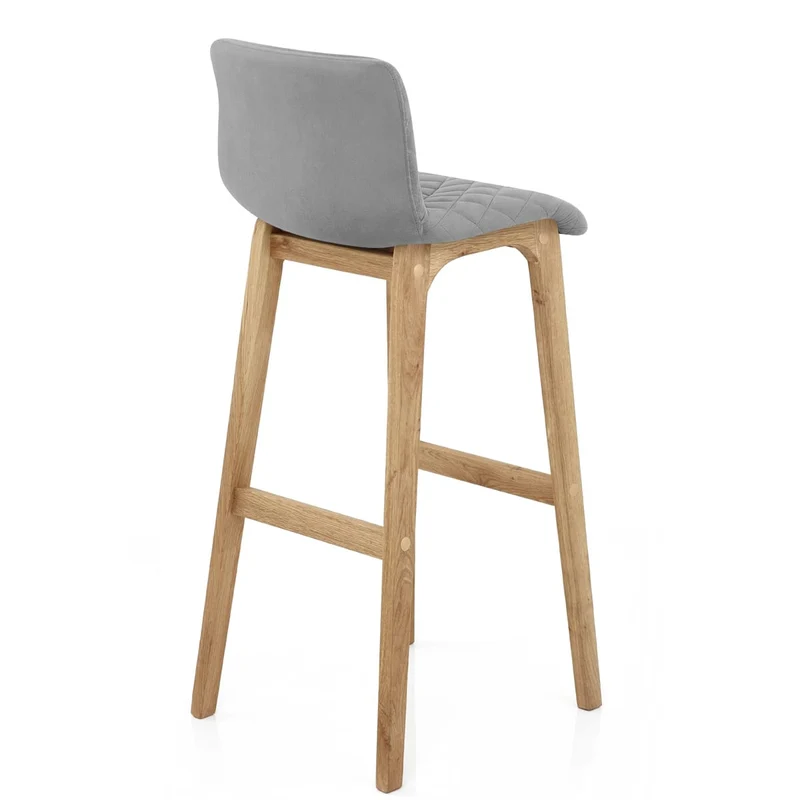 Tabouret de Bar Velours - Colt Gris