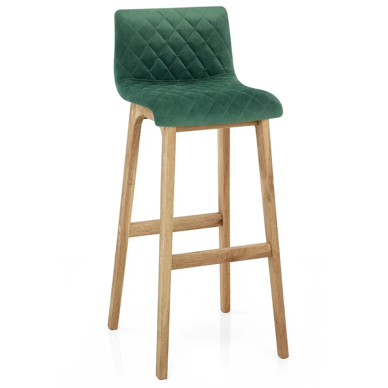 Tabouret de Bar Velours - Colt Vert