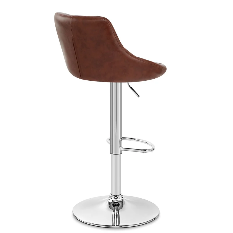 Tabouret de Bar Faux Cuir Antique - Hype Marron