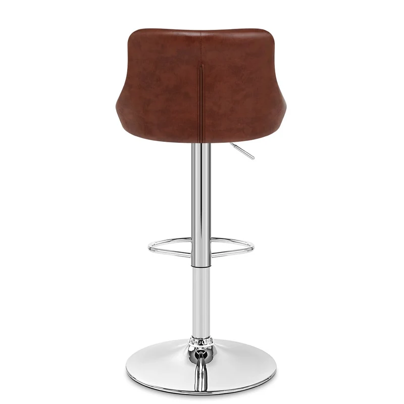 Tabouret de Bar Faux Cuir Antique - Hype Marron