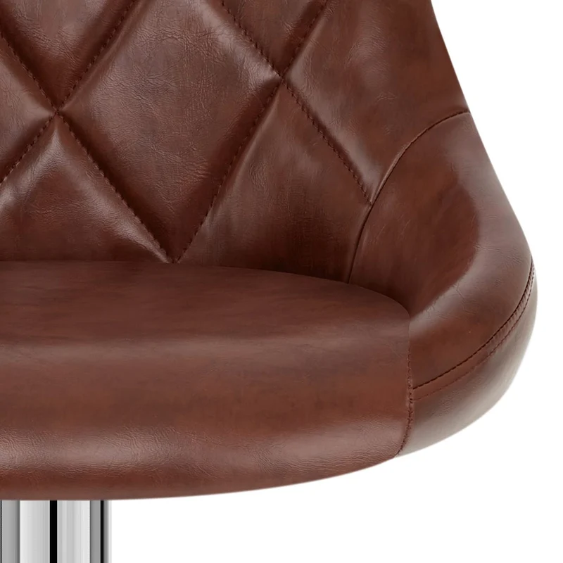 Tabouret de Bar Faux Cuir Antique - Hype Marron