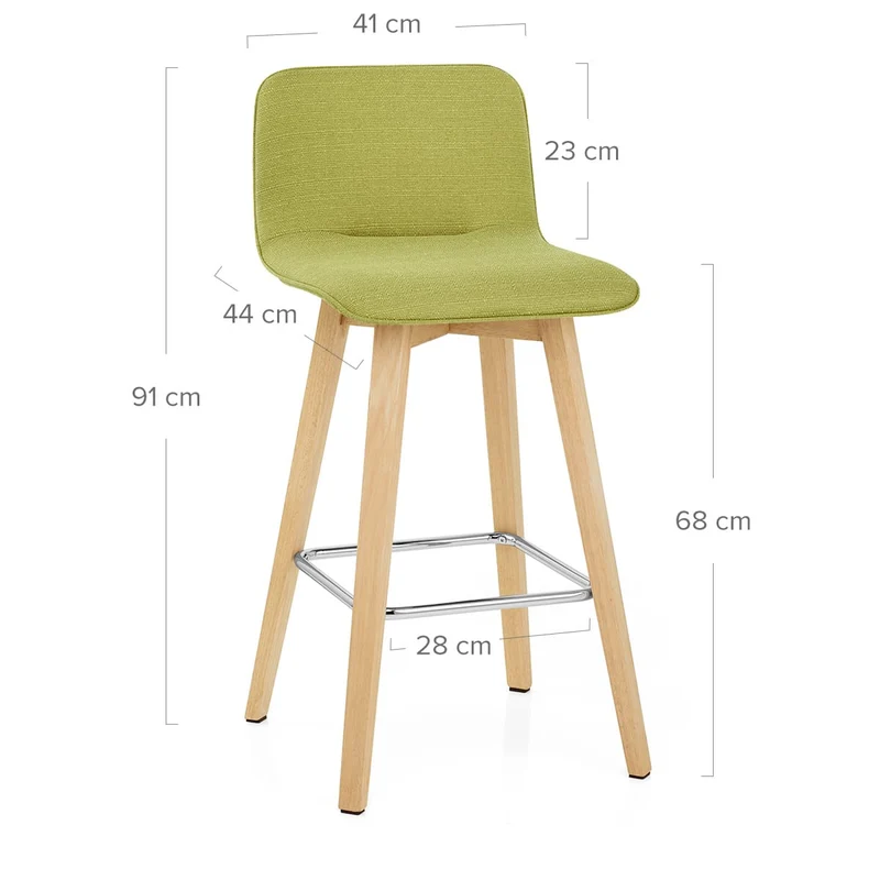 Chaise de Bar Bois - Tide Vert