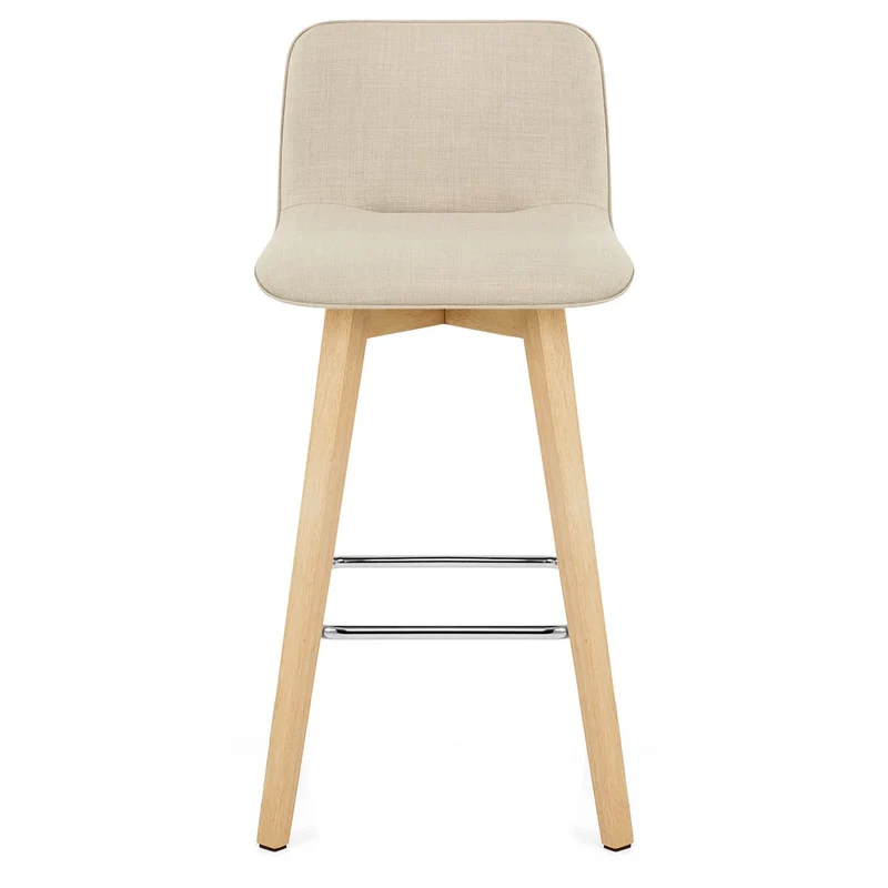 Chaise de Bar Bois - Tide Crème