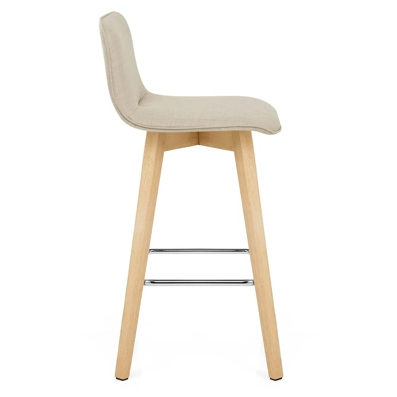 Chaise de Bar Bois - Tide Crème
