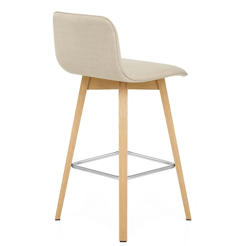 Chaise de Bar Bois - Tide Crème