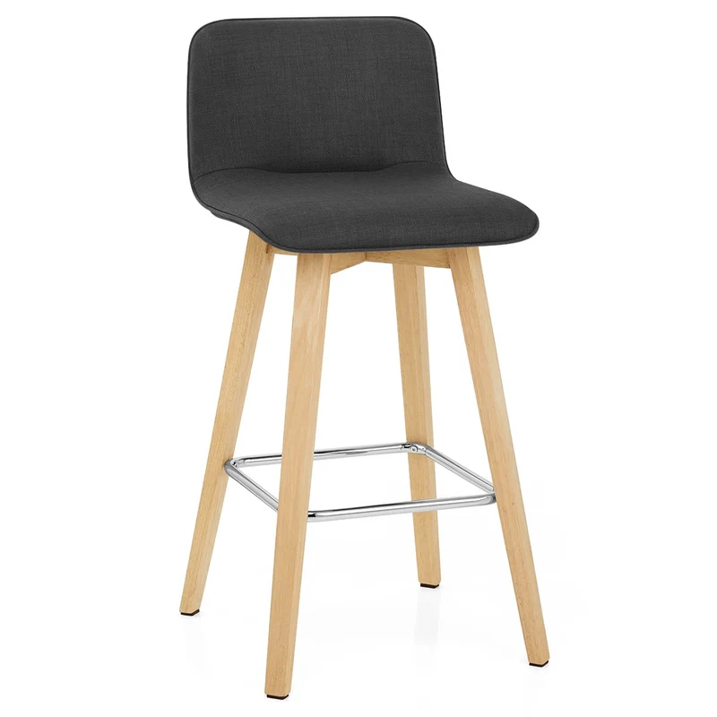 Chaise de Bar Bois - Tide Noir