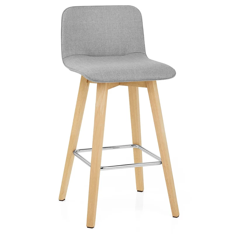 Chaise de Bar Bois - Tide Gris