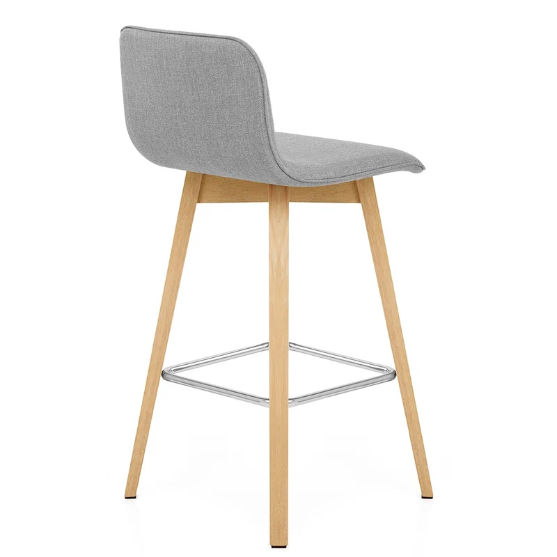 Chaise de Bar Bois - Tide Gris