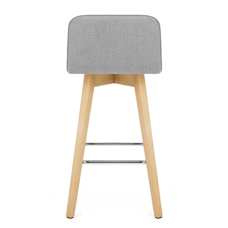 Chaise de Bar Bois - Tide Gris