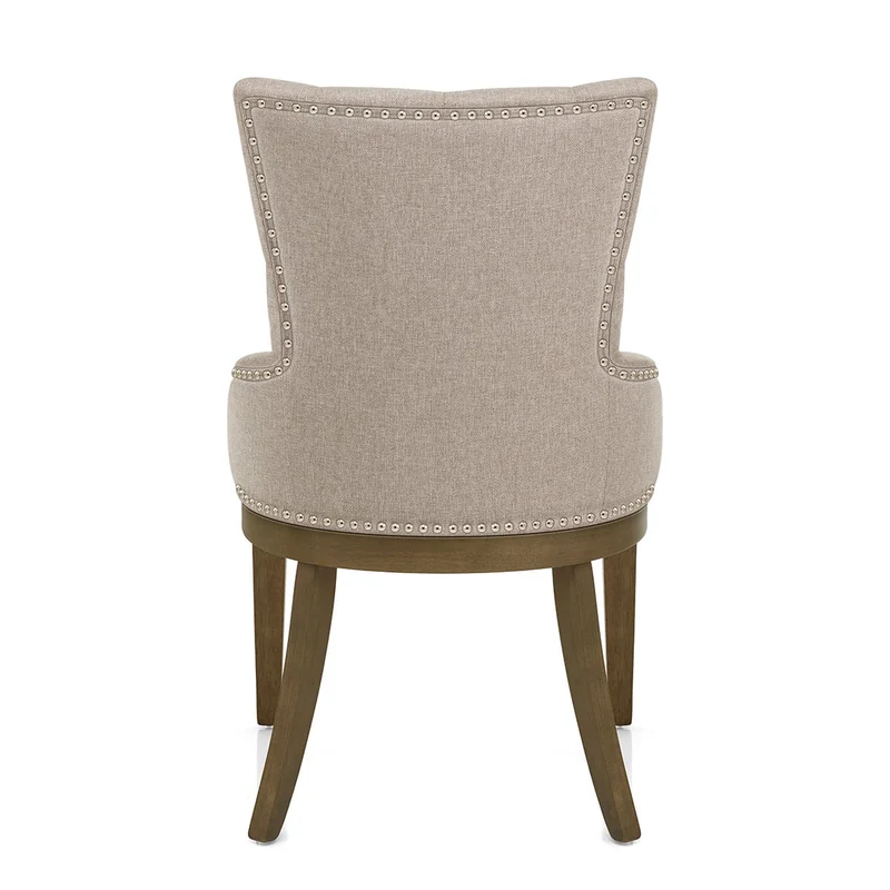 Chaise Chêne Tissu - Knightsbridge Taupe
