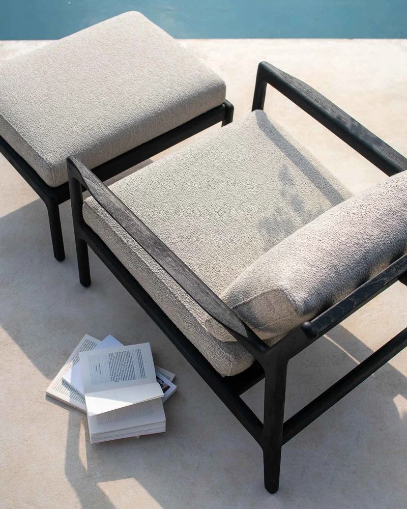 Ethnicraft Cadre de Fauteuil Lounge Jack (sans coussin)