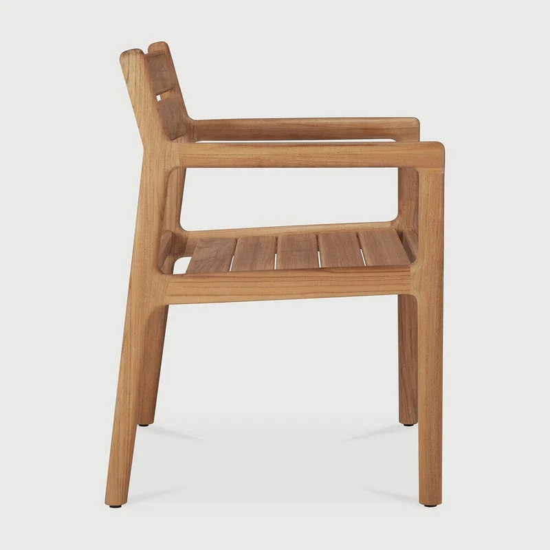 Ethnicraft - Cadre de Chaise Jack en Teck (sans coussin)