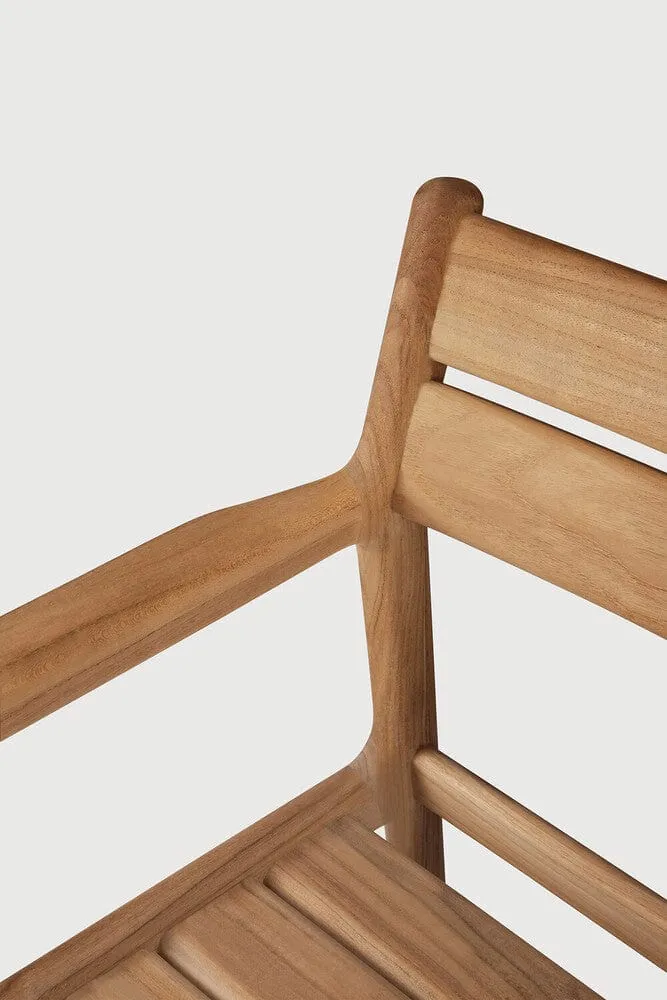 Ethnicraft - Cadre de Chaise Jack en Teck (sans coussin)