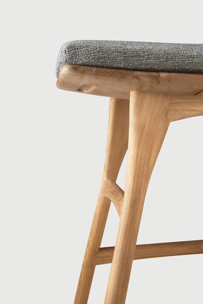 Ethnicraft - Tabouret Osso Extérieur (avec Coussin)
