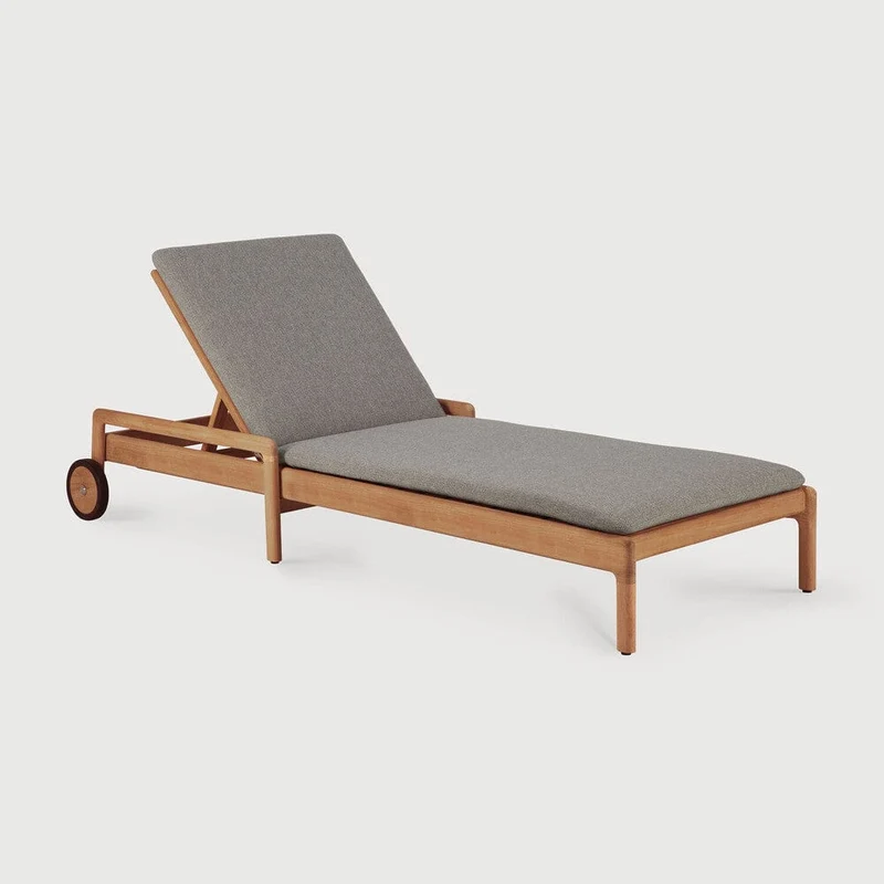 Ethnicraft Chaise longue - Coussin fin Jack