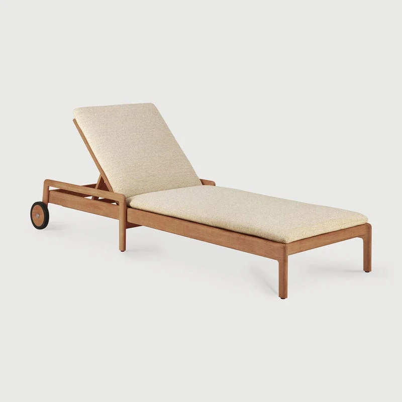 Ethnicraft Chaise longue - Coussin fin Jack