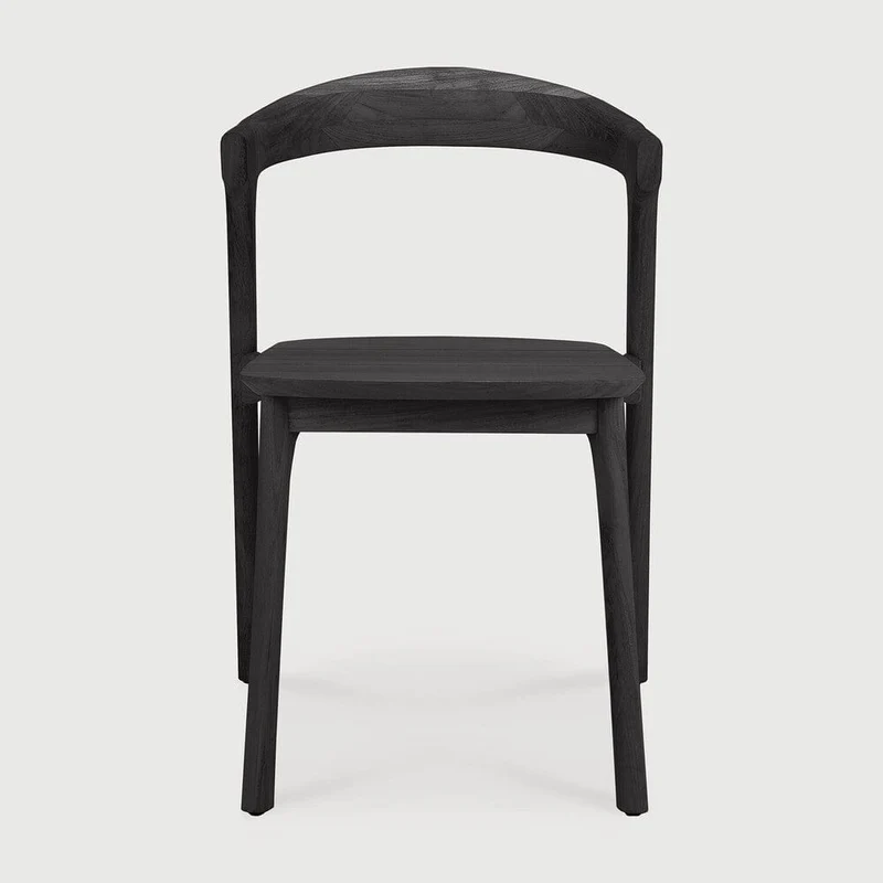 Chaise de Jardin Bok en teck noir