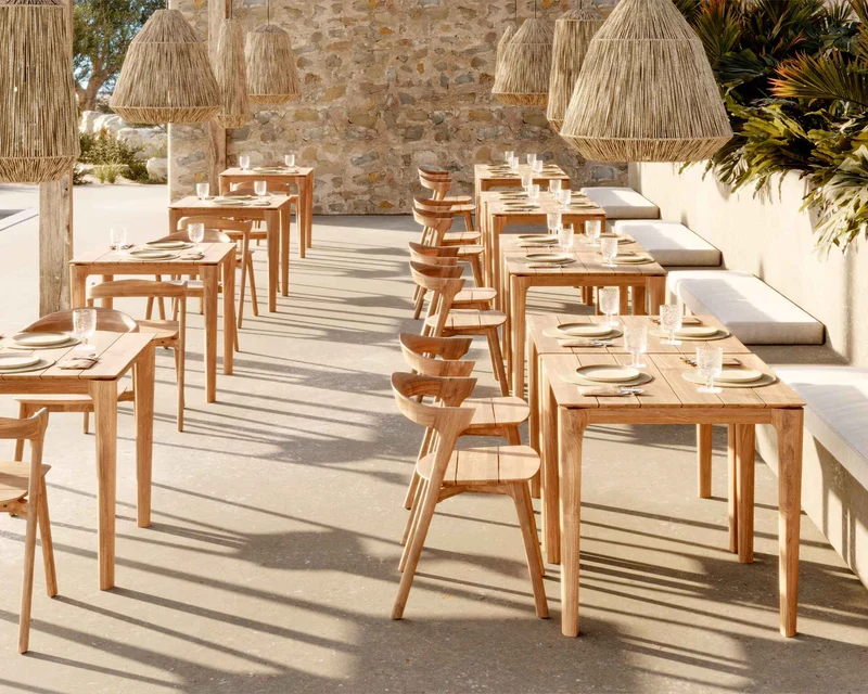 Table de Jardin Carrée Bok