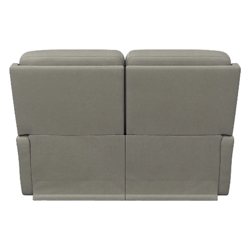 Causeuse inclinable motorisée en tissu beige avec soutien lombaire - Finley