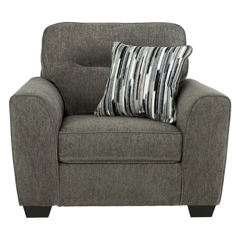 Fauteuil surdimensionné en tissu avec coussin - Olten
