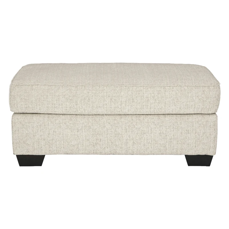 Ottoman en tissu beige pâle - Heartcort