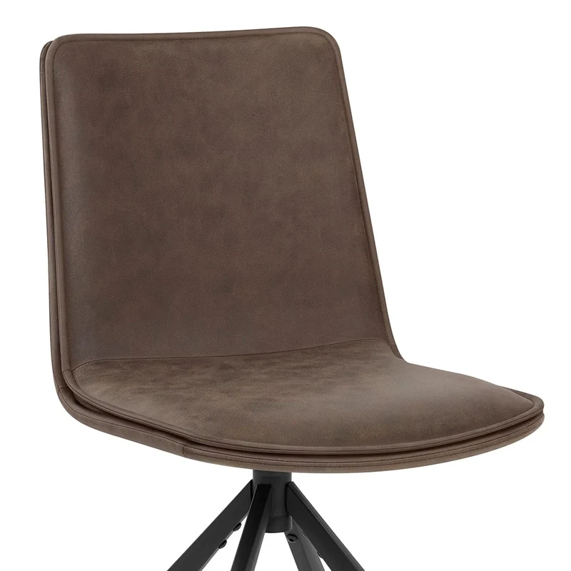 Chaise Faux Cuir - Genesis Marron