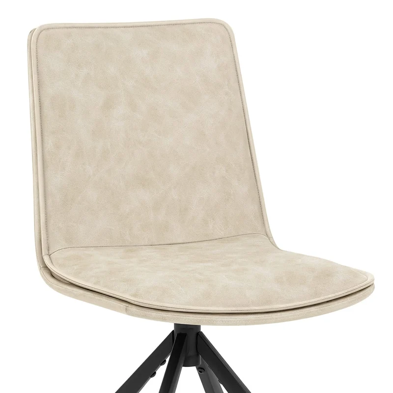 Chaise Faux Cuir - Genesis Crème