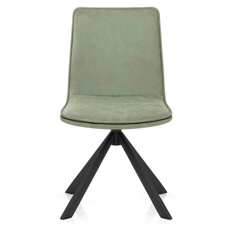 Chaise Faux Cuir - Genesis Vert