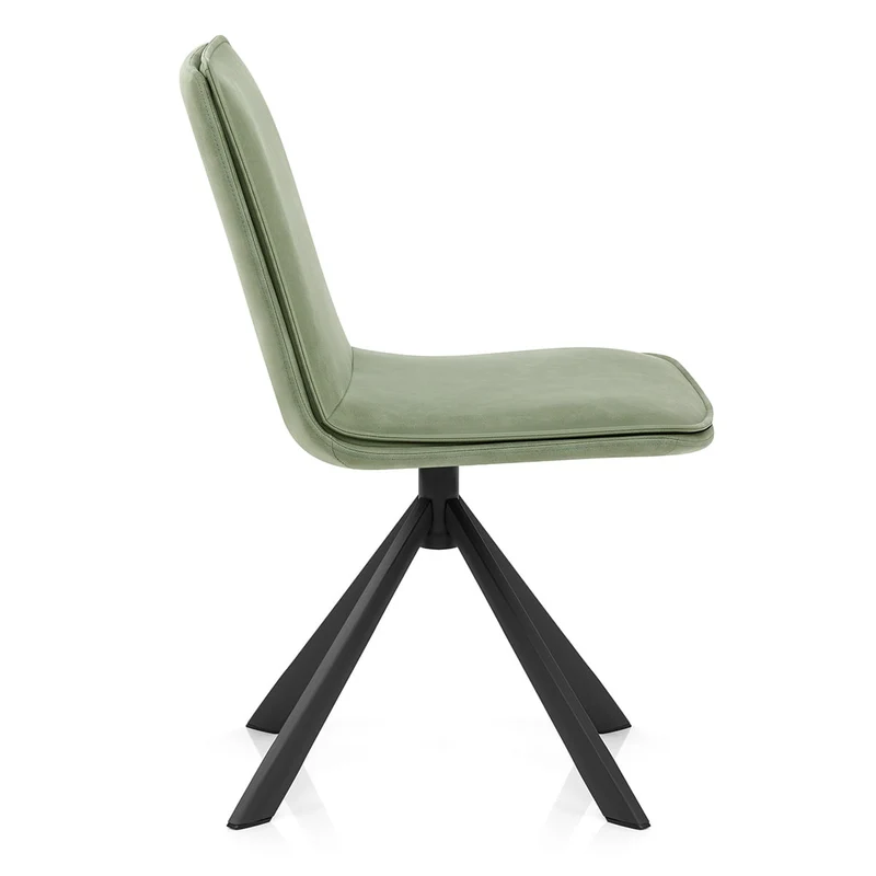 Chaise Faux Cuir - Genesis Vert
