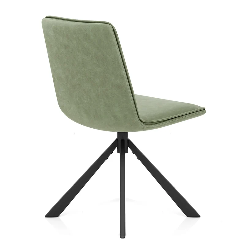 Chaise Faux Cuir - Genesis Vert