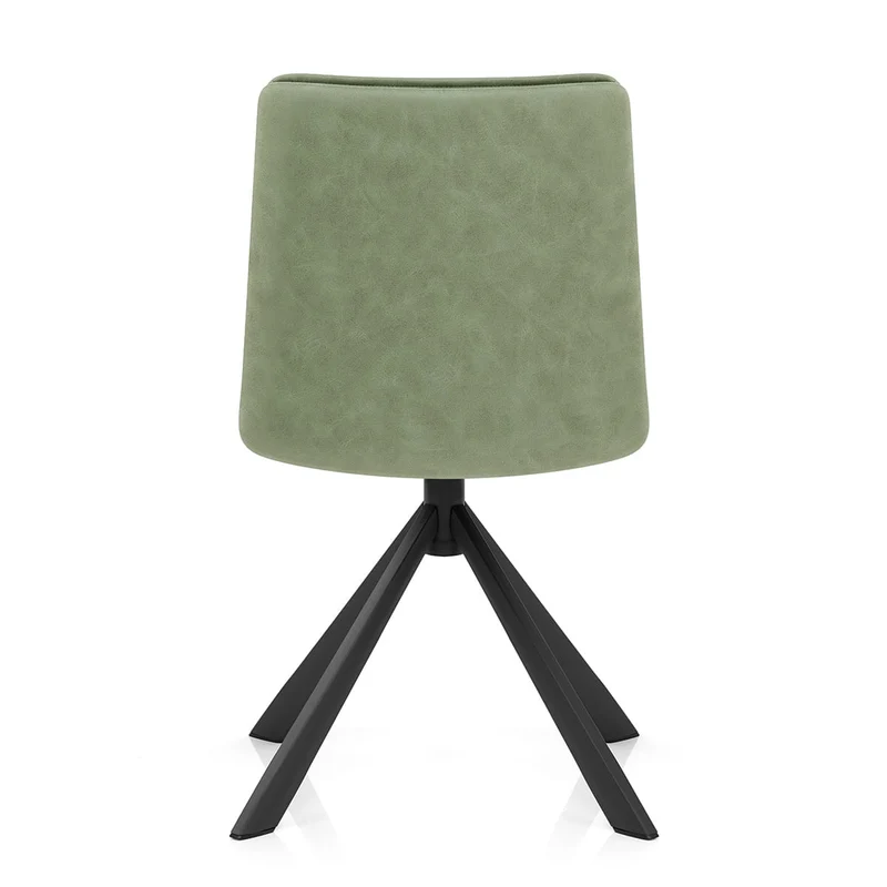Chaise Faux Cuir - Genesis Vert